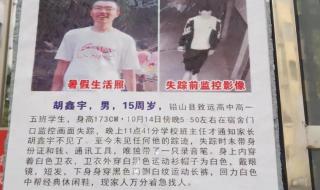 失踪高中生找到了吗